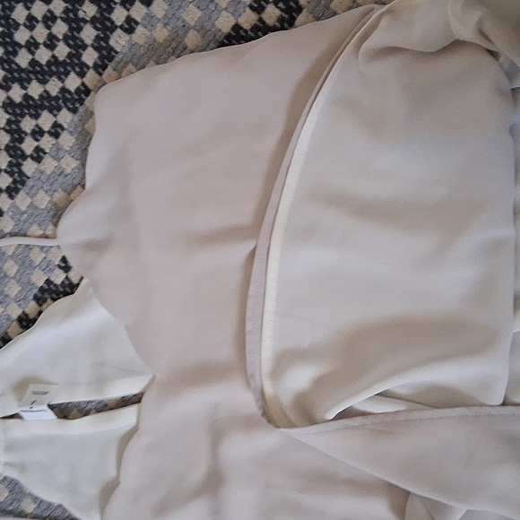 Express Cream Revesible Scalloped Camisole - Picture 3 of 3